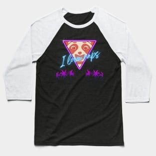 Cute Panda Cyberpunk - I Love Naps - Kawaii Panda #4 Baseball T-Shirt